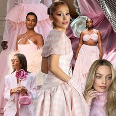 Powder pink colour trend